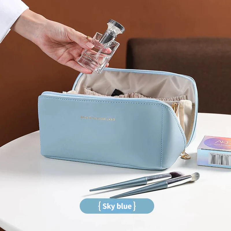 Elevate Your Style with the 2022 New Ins Large-Capacity Portable Makeup Bag - Perfect for Travel and Daily Use!