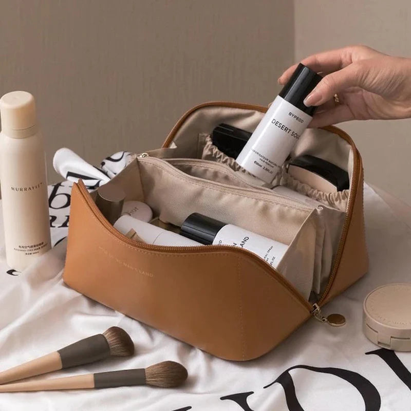 Elevate Your Style with the 2022 New Ins Large-Capacity Portable Makeup Bag - Perfect for Travel and Daily Use!