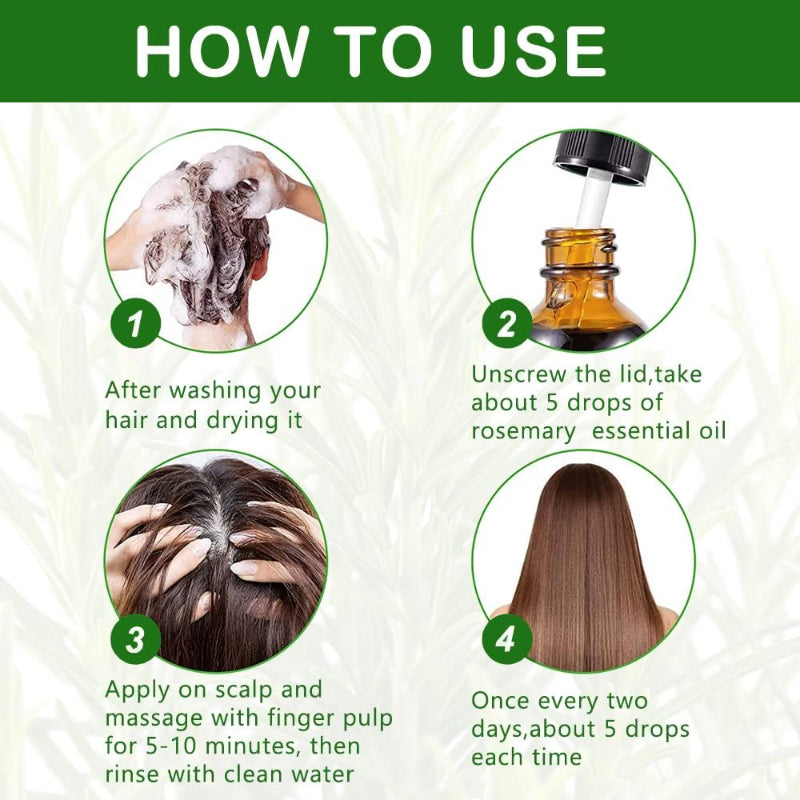 Essential Rosemary Oil for Hair