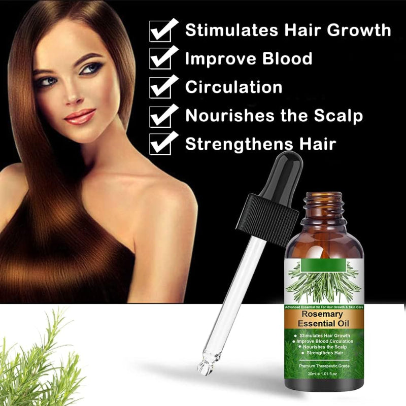 Essential Rosemary Oil for Hair