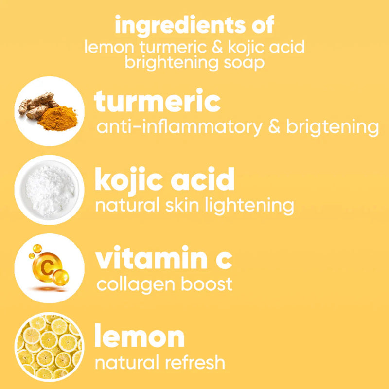 Turmeric Kojic Acid lemon Soap