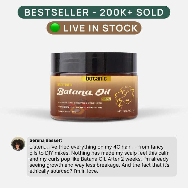 Botanic Unrefined organic Batana Oil