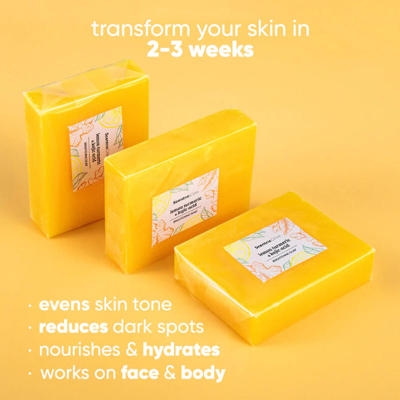 Turmeric Kojic Acid lemon Soap