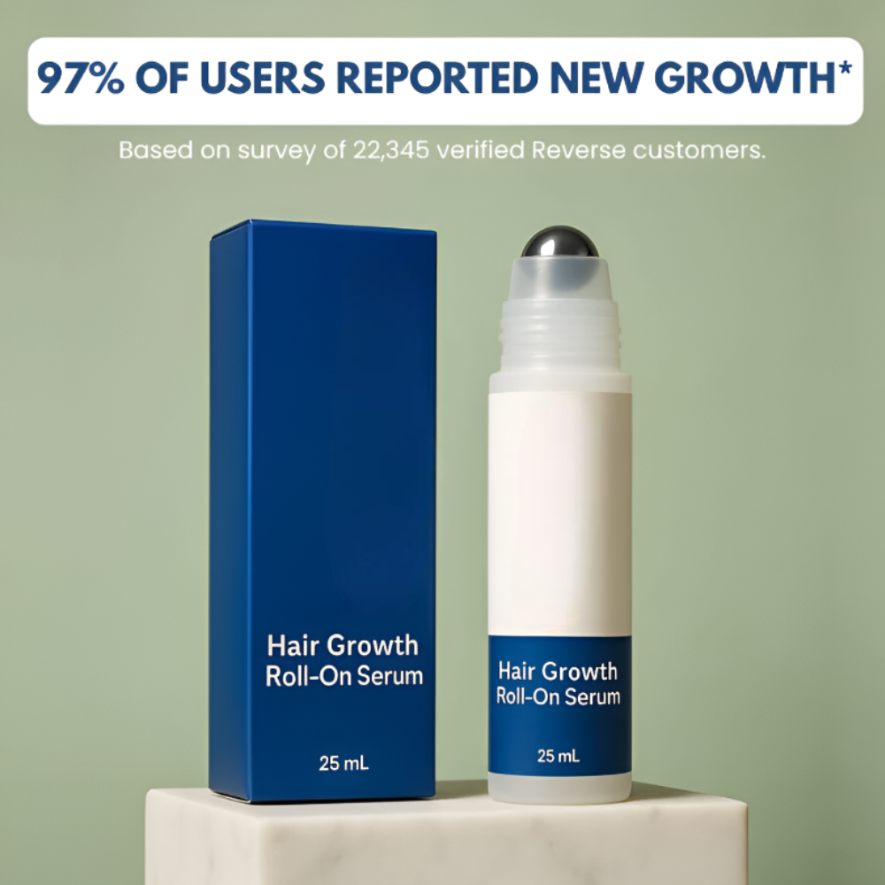 Rosemary Hair Serum Rolling Ball Essence Hair Root Strengthen Serum Scalp Care Essential Massage Roller Ball Nourishing